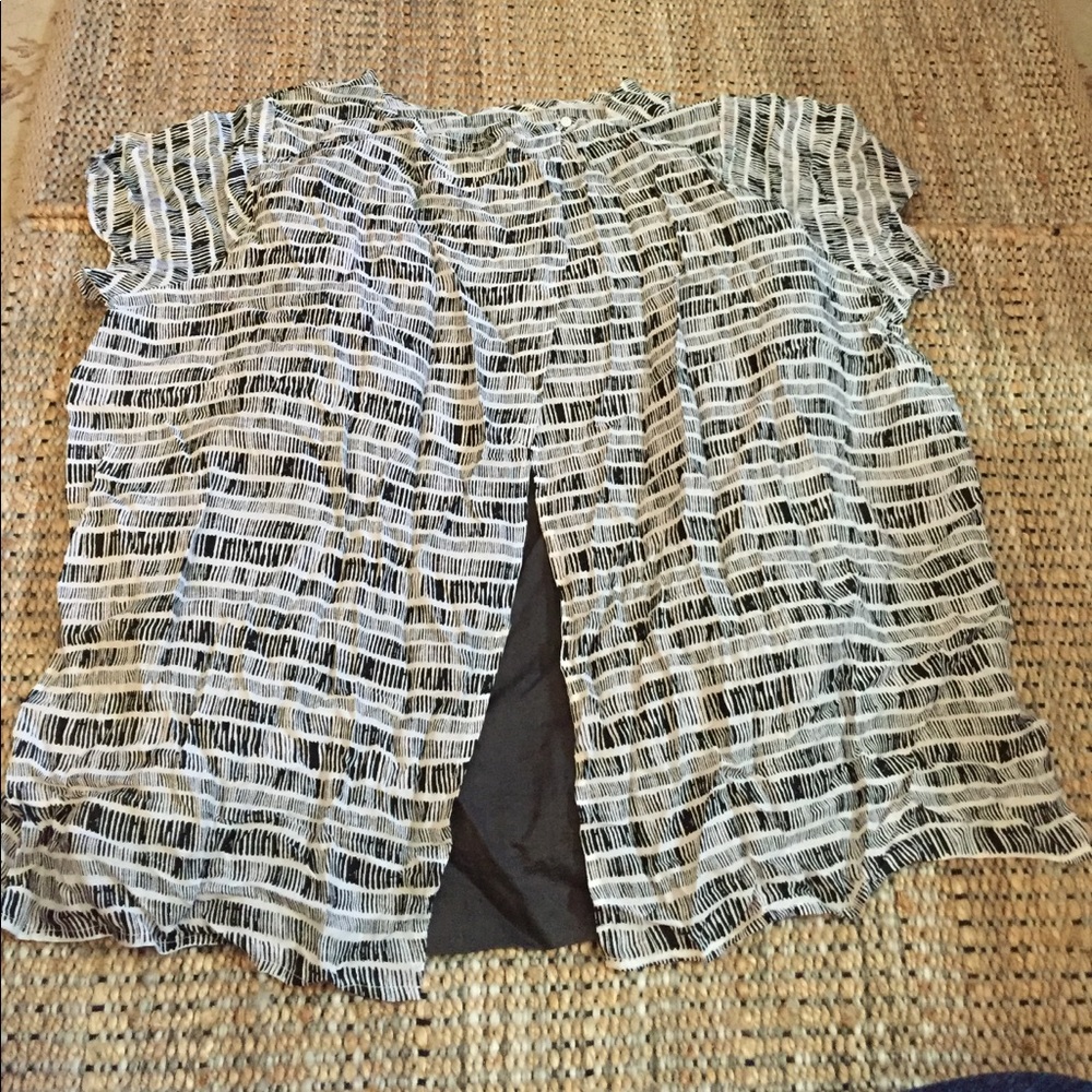 NWT Old Navy Cross Open Back Shirt
